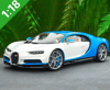 Bugatti Chiron*White-Blue*2016