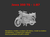 Jawa 350 TS * 3D STAVEBNICA