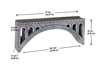 *Kamenn Viadukt-Rovn *L=36cm
